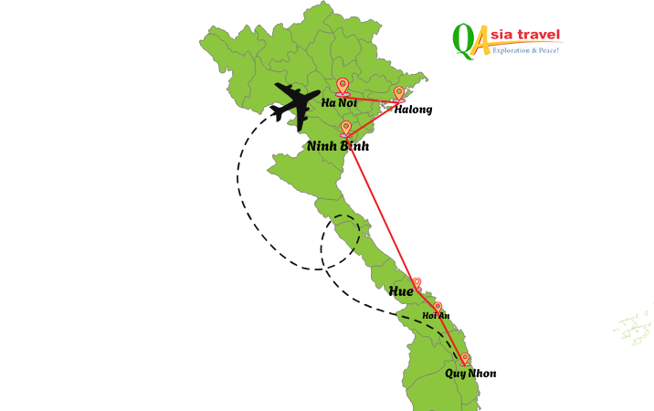 Vietnam panorama in 16 days