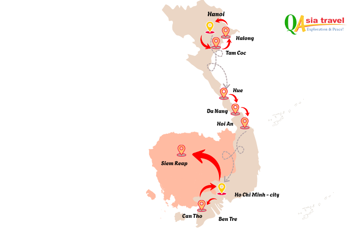 Vietnam and Cambodia discovery 22 jours